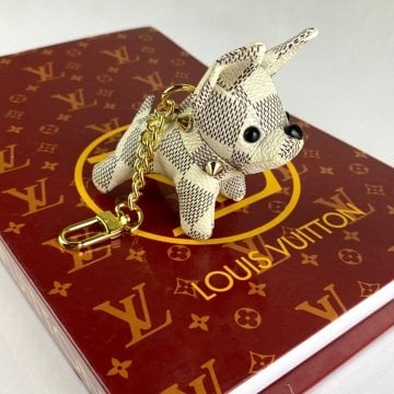 LOUİS VUİTTON DOG CHARM KEYCHAİN  ÇANTA SÜSÜ VE ANAHTARLIK