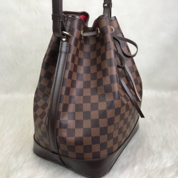 LOUIS VUITTON DAMİER CANVAS  NOE %100 VEJITAL DERI