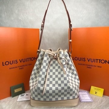 LOUIS VUITTON DAMİER AZUR  NOE %100 VEJITAL DERI