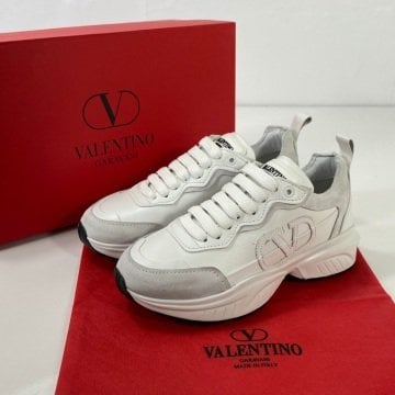 VALENTİNO VLOGO LOW-TOP PANELED SNEAKERS %HAKİKİ DERİ