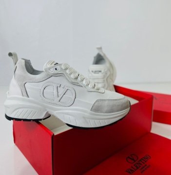 VALENTİNO VLOGO LOW-TOP PANELED SNEAKERS %HAKİKİ DERİ