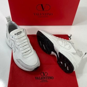 VALENTİNO VLOGO LOW-TOP PANELED SNEAKERS %HAKİKİ DERİ