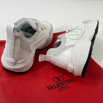 VALENTİNO VLOGO LOW-TOP PANELED SNEAKERS %HAKİKİ DERİ