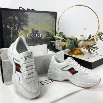 GUCCİ RHYTON SNEAKER %HAKİKİ DERİ