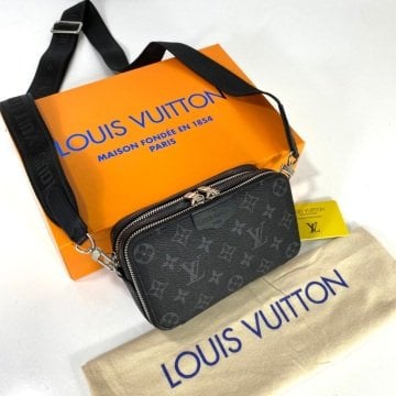 LOUİS VUİTTON ALPHA WEARABLE WALLET BAG %100 HAKİKİ DERİ