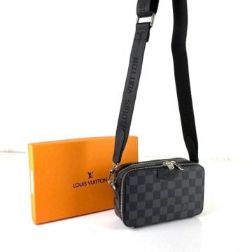 LOUİS VUİTTON ALPHA WEARABLE WALLET BAG %100 HAKİKİ DERİ