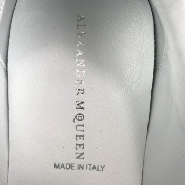 ALEXANDER McQueen %HAKİKİ DERİ BAYAN SNEAKER BEYAZ KIRMIZI