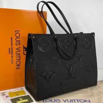 LOUİS VUİTTON ONTHEGO GM EMPREİNTE %100 HAKİKİ DERİ