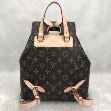 Louis Vuitton Montsouris sırt çantası hakiki vejital deri