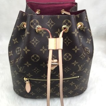 Louis Vuitton Montsouris sırt çantası hakiki vejital deri