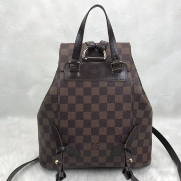 Louis Vuitton Montsouris sırt çantası hakiki vejital deri