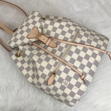 Louis Vuitton Montsouris sırt çantası hakiki vejital deri