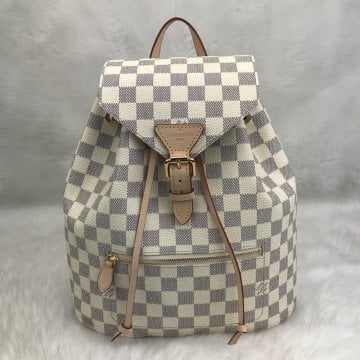 Louis Vuitton Montsouris sırt çantası hakiki vejital deri