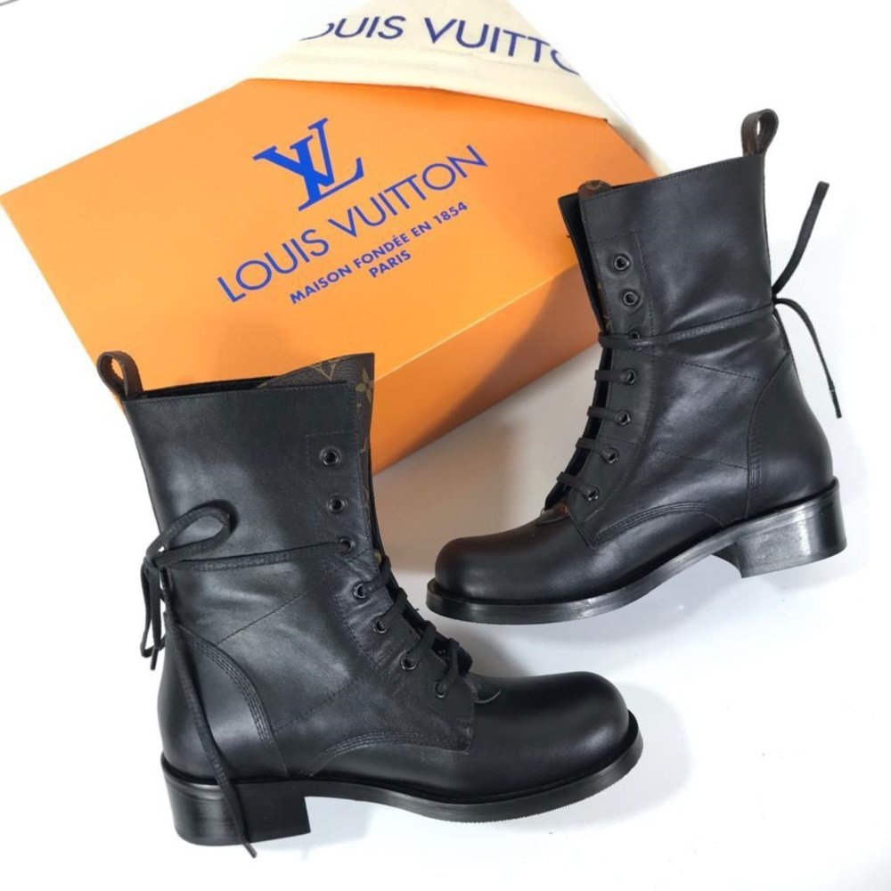 LOUİS VUİTTON METROPOLİS FLAT RANGERS BOOT %HAKİKİ DERİ