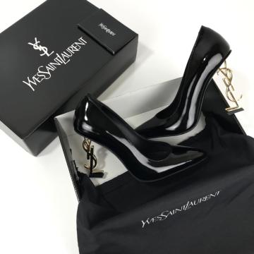 Yves Saint Laurent Opyum Pumps %100 hakiki deri stiletto
