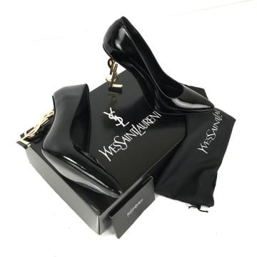 Yves Saint Laurent Opyum Pumps %100 hakiki deri stiletto