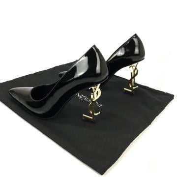 Yves Saint Laurent Opyum Pumps %100 hakiki deri stiletto