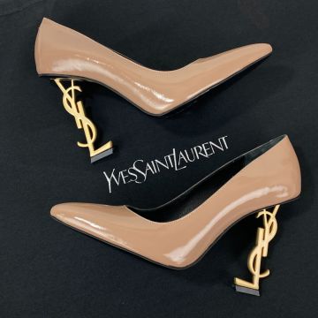 Yves Saint Laurent Opyum Pumps %100 hakiki deri stiletto