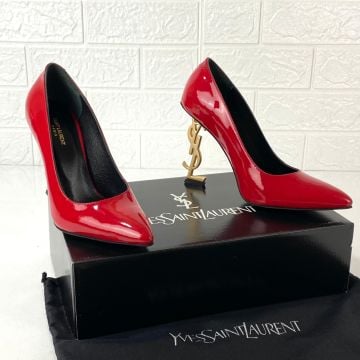 Yves Saint Laurent Opyum Pumps %100 hakiki deri stiletto