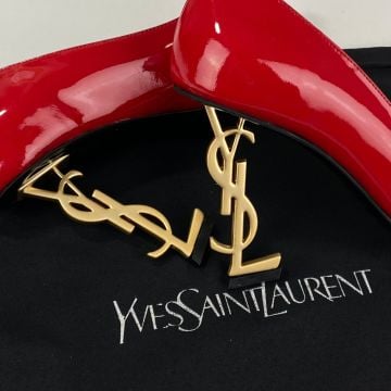 Yves Saint Laurent Opyum Pumps %100 hakiki deri stiletto