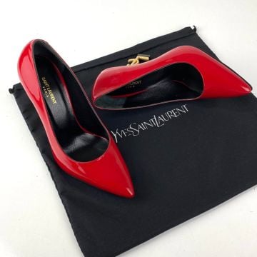 Yves Saint Laurent Opyum Pumps %100 hakiki deri stiletto