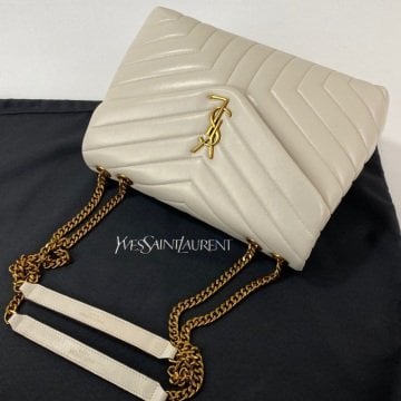 Yves Saint Laurent (YSL) LOU LOU MEDİUM %100 hakiki deri