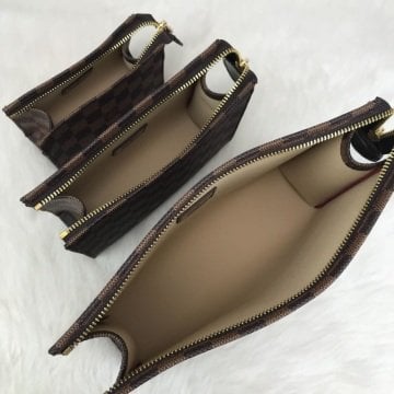 LOUIS VUITTON TOILETRY POUCH %100 hakiki vejital deri