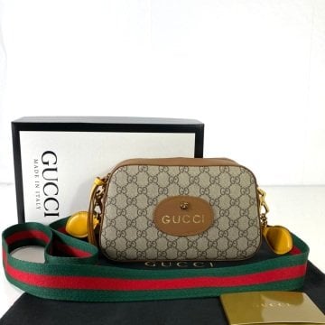 GUCCİ NEO VİNTAGE GG SUPREME MESSENGER BAG %100 HAKİKİ DERİ