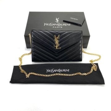 Yves Saint Laurent Quilted Shoulder (YSL) %100 HAKİKİ DERİ