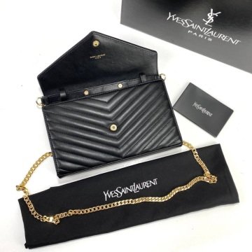 Yves Saint Laurent Quilted Shoulder (YSL) %100 HAKİKİ DERİ