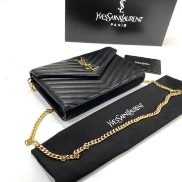 Yves Saint Laurent Quilted Shoulder (YSL) %100 HAKİKİ DERİ