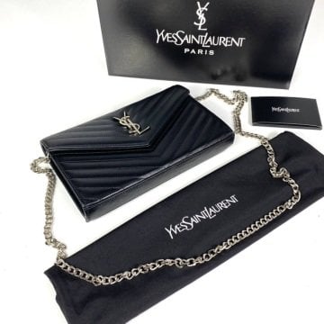 Yves Saint Laurent Quilted Shoulder (YSL) %100 HAKİKİ DERİ