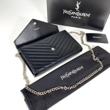 Yves Saint Laurent Quilted Shoulder (YSL) %100 HAKİKİ DERİ