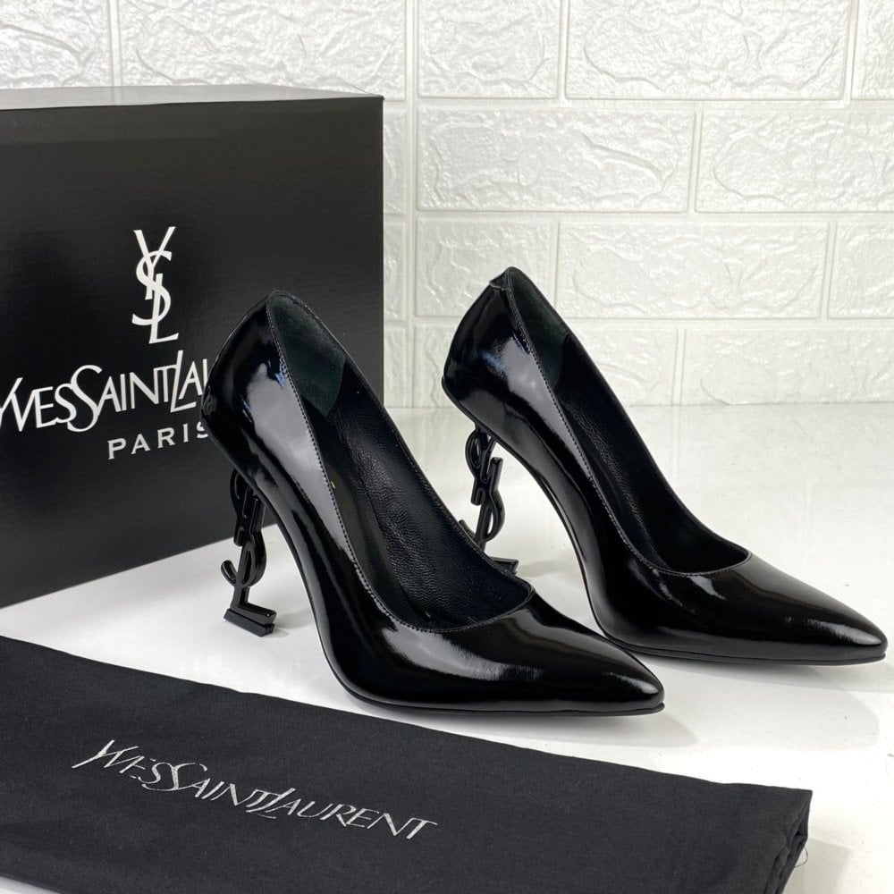 Yves Saint Laurent Opyum Pumps %100 hakiki deri stiletto