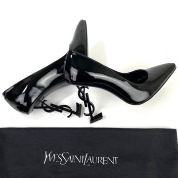 Yves Saint Laurent Opyum Pumps %100 hakiki deri stiletto