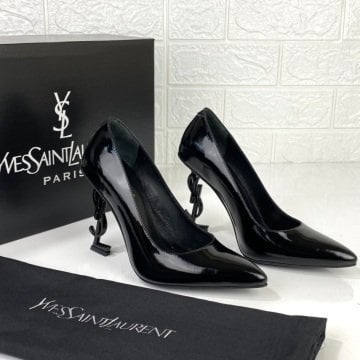 Yves Saint Laurent Opyum Pumps %100 hakiki deri stiletto