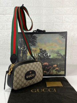 GUCCİ NEO VİNTAGE GG SUPREME MESSENGER BAG %100 HAKİKİ DERİ
