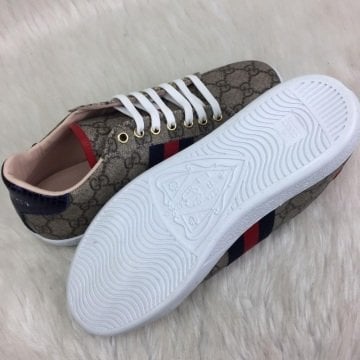 GUCCİ SNEAKERS BAYAN AYAKKABI %HAKİKİ DERİ