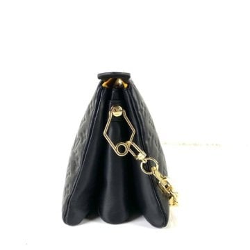 LOUİS VUİTTON COUSSİN MM BAG %100 HAKIKI DERİ SİYAH