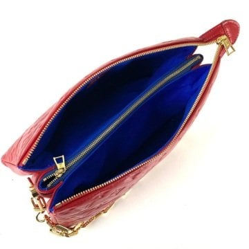 LOUİS VUİTTON COUSSİN MM BAG %100 HAKIKI DERİ KIRMIZI