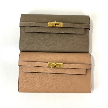 HERMES KELLY LONG WALLET %100 HAKIKİ DERİ VİZON