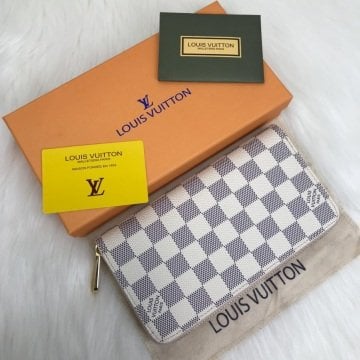 LOUIS VUITTON ZİPPY DAMİER GRAPHİTE CÜZDAN KUTUSUNDA