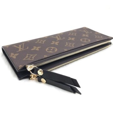 LOUIS VUITTON ADELE %100  HAKIKI DERI CÜZDAN SİYAH