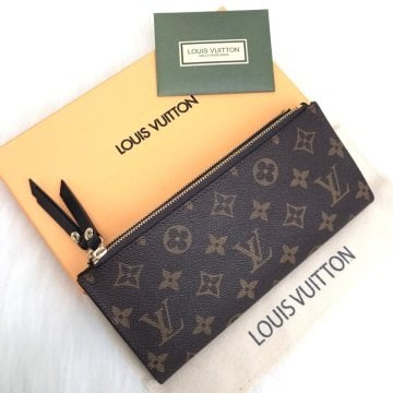 LOUIS VUITTON ADELE %100  HAKIKI DERI CÜZDAN SİYAH