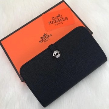 HERMES DOGON MINI %100 HAKIKI DERI CÜZDAN