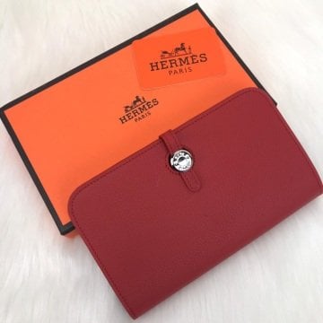 HERMES DOGON MINI %100 HAKIKI DERI CÜZDAN