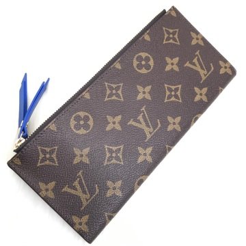 LOUIS VUITTON ADELE %100  HAKIKI DERI CÜZDAN MAVİ