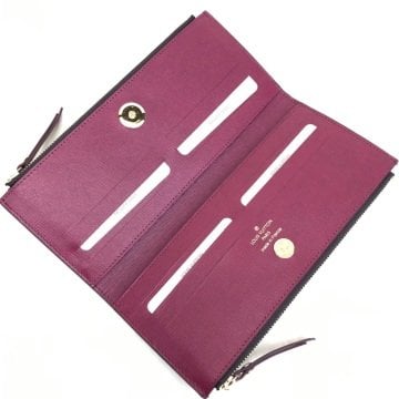 LOUIS VUITTON ADELE %100  HAKIKI DERI CÜZDAN BORDO