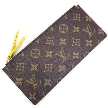 LOUIS VUITTON ADELE %100  HAKIKI DERI CÜZDAN SARI