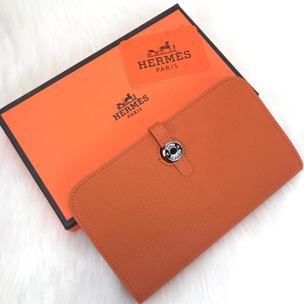 HERMES DOGON MINI %100 HAKIKI DERI CÜZDAN